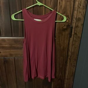 Maroon tank top